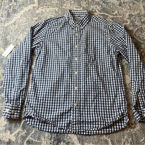 Men's MUJI Japan Blue Checkered Shirt